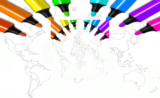 World Map Coloring For Kids